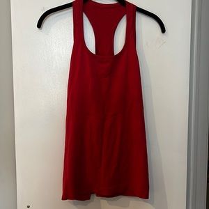 Lululemon red tank top